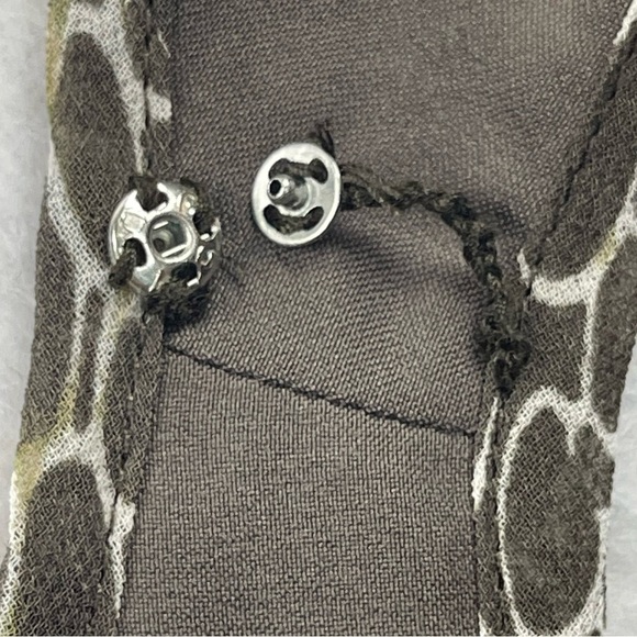 Banana Republic Dress‎ Womens 0 Brown Cream Circle Print Maxi V-Neck Sleeveless - Picture 11 of 11